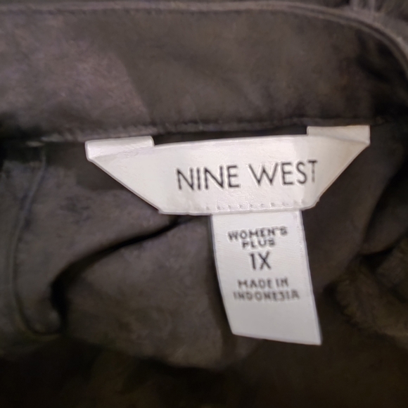 Nine West black mock neck jacquard top size 1X - Picture 7 of 10